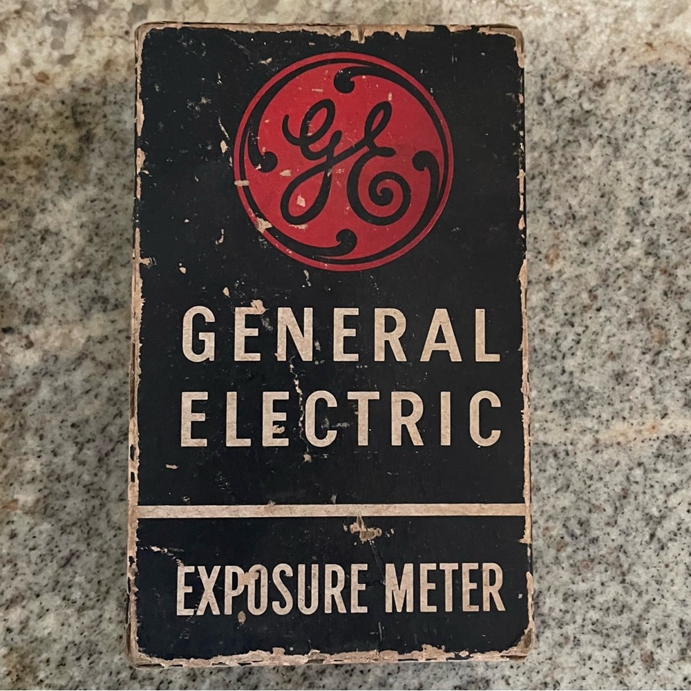 General Electric GE Vintage Exposure Meter  DW-58 Original Box Untested.